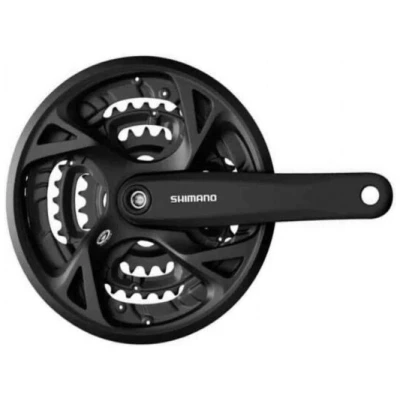 фото - Шатуни SQ Shimano 371 – 26/36/48T 9-ск.170мм під квадрат