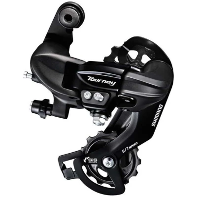 фото - Переключатель задний Shimano Tourney RD-TY300D Болт 6-7 скоростей