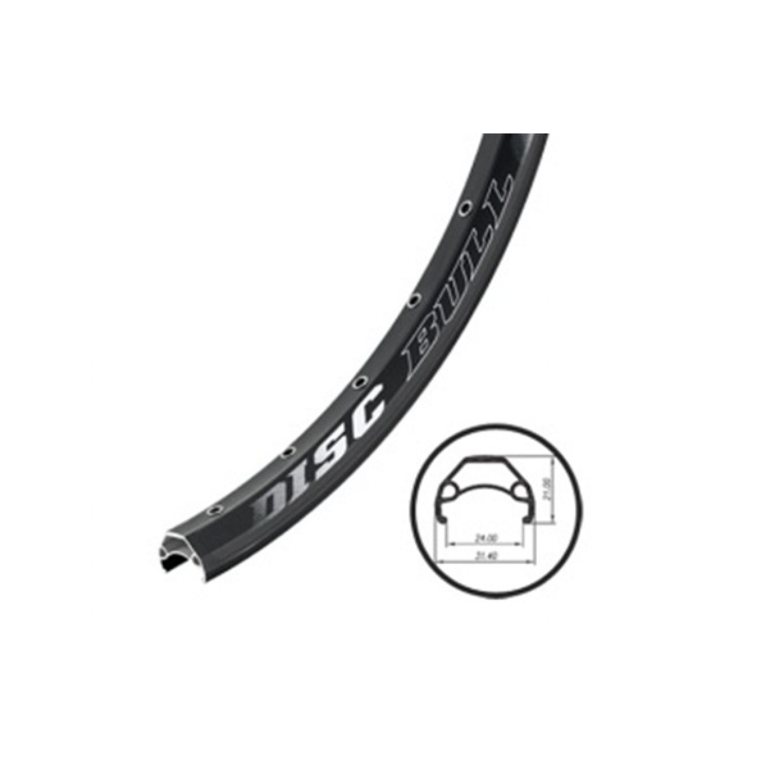 Обод 700С WEINMANN DISC BULL 32 отв.  чёрный