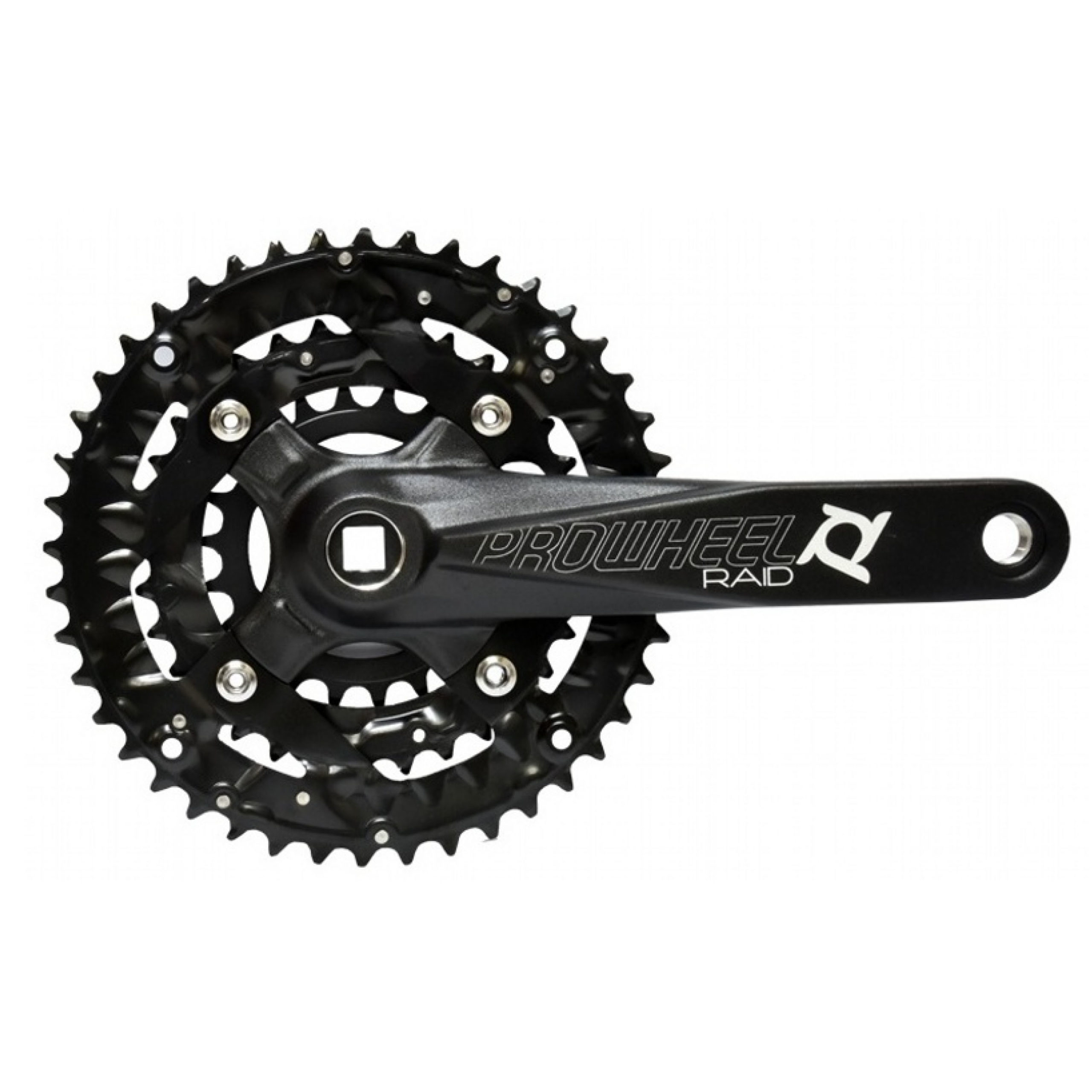 Шатуни SQ PROWHEEL RAID 401 N 22/32/44T під квадрат 170мм чорні