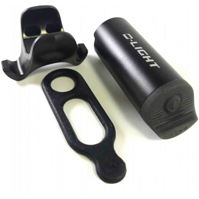 фото - Фара передня VENZO CB16-F01-001 LED USB чорна