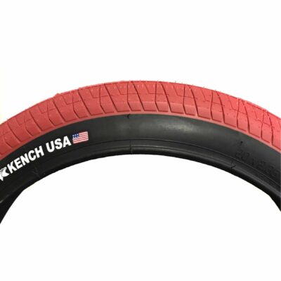 фото - Покришка BMX 20”x2.35 чорно-червона 30TPI