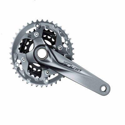 фото - Шатуны HT2 Shimano FC-M4050-В2 ALIVIO 22/36Т 9-ск 170мм с кареткой серые