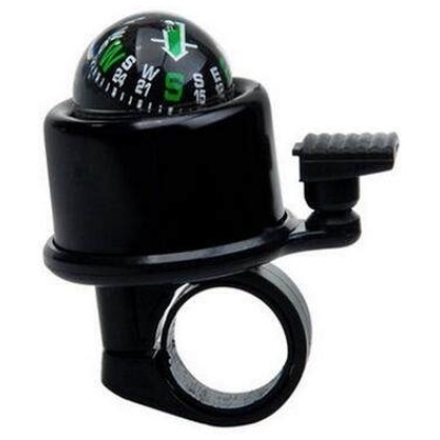 фото - Дзвінок велосипедний із компасом чорний BC-BB3205