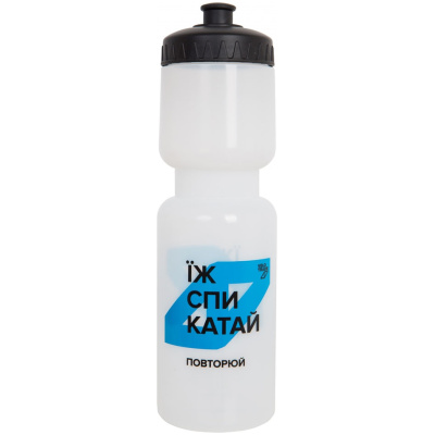 фото - Фляга 750ml DC-BT07 “їж, спи, катай” (напівпрозора)