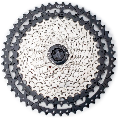 фото - Касета SkilFul CS-G800 12-к 11-50T з ал. павуком, нiкелiрована