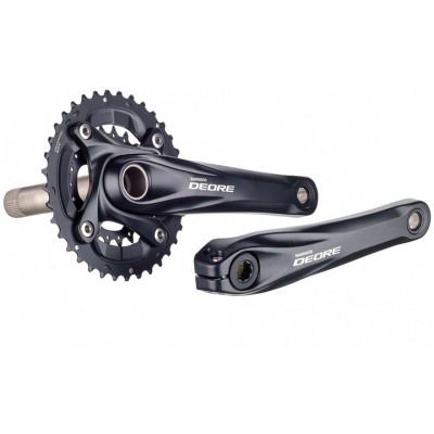 фото - Шатун L175мм 22-36T SHIMANO Deore FC-M617 без каретки, с интегр.осью