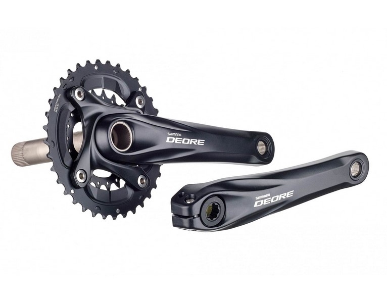 Фото Шатун L175мм 22-36T SHIMANO Deore FC-M617 без каретки, с интегр.осью