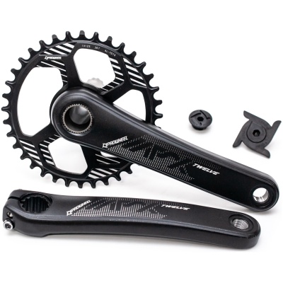 фото - Шатун AL L175мм 36T PROWHEEL MPX12-36-TT без каретки, з інтегр.віссю