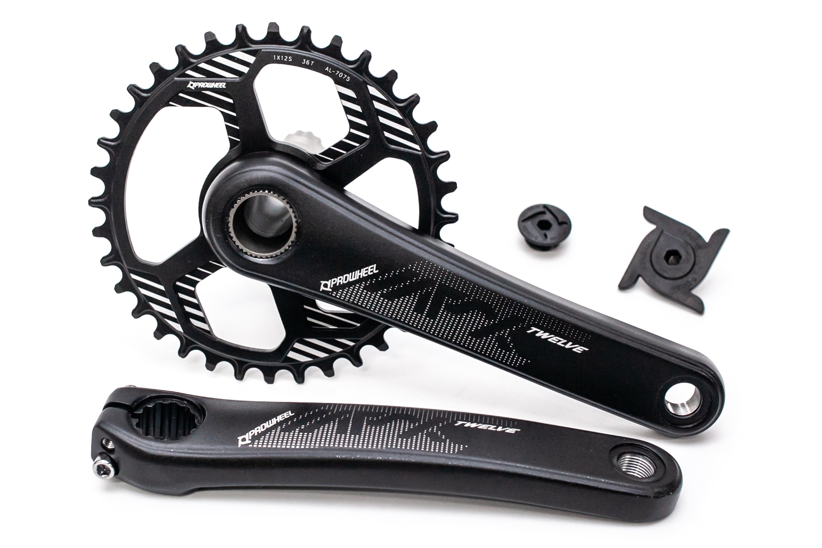 Шатун AL L175мм 36T PROWHEEL MPX12-36-TT без каретки, з інтегр.віссю