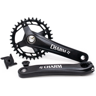 фото - Шатун  с одной звездой PROWHEEL CHARM-34T-TT без каретки с интегр.осью