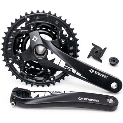 фото - Шатун AL L175мм 24-32-42Т PROWHEEL MPL-651-TT без каретки з інтегр. віссю