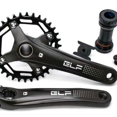 фото - Шатун St + AL L175мм 34T T-Self A26Z-SS300 в комплекті з кареткою, з інтегр.вісью