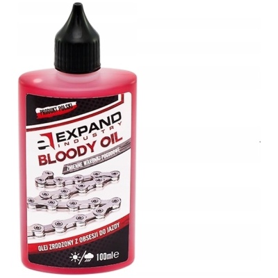 фото - Смазка для цепи EXPAND Chain Bloody oil dry/wet универсальная 100ml