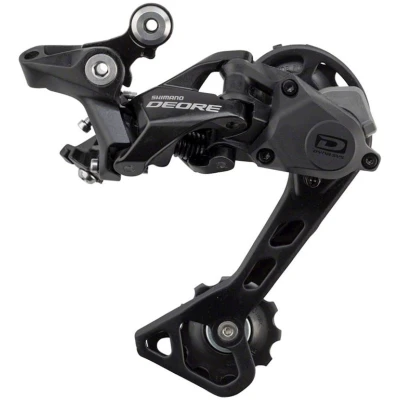 фото - Перемикач задн. 10-к на змiнний гак SHIMANO Deore RD-M6000GS Shadow+ середня лапка