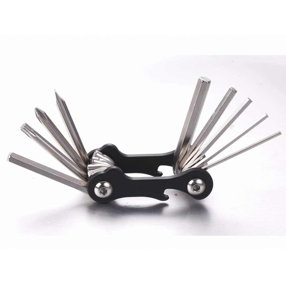 Фото Мультитул KEN TECH KL-9834A 10 функцiй: шестигранники, викрутки, відкривачка