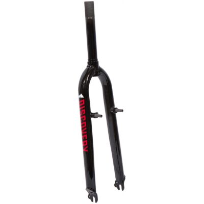 фото - Вилка 24″ ST 1″ шток-152мм резьб. жестк. v-br Discovery (черно-красно-белый)