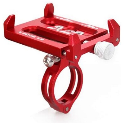 фото - Тримач для смартфона 3,5-6,2″ AL з алюм. кріпленням на кермо/винос GUB G-86