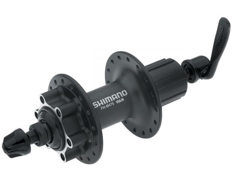 Втулка задняя AL 32H под диск. SHIMANO Alivio FH-M475 черн. с эксцентр. под кассету 8-9-10