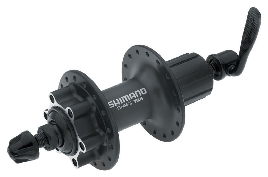 Втулка задняя AL 36H под диск. SHIMANO Alivio FH-M475 черн. с эксцентр. под кассету 8-9-10
