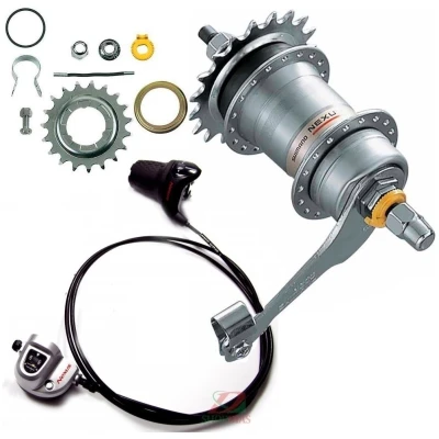 фото - Задня втулка Al 36H 14G CP SHIMANO NEXUS Inter-3 1700 mm з комплектом SL-3S42E