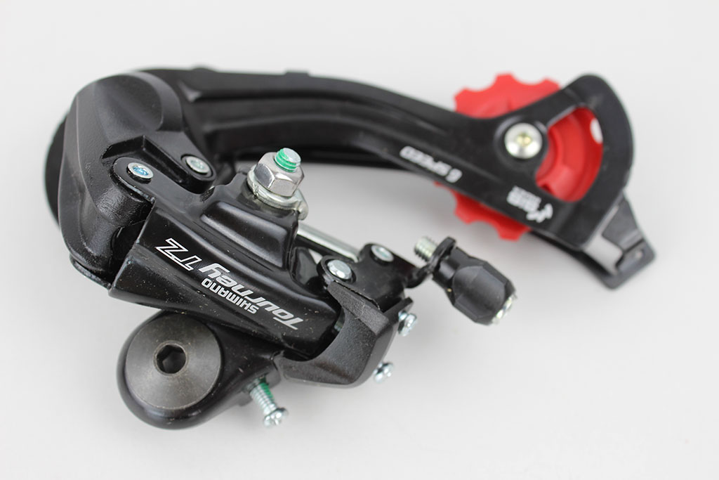 фото - Перемикач задн. інд. 7-к на змiнний гак dropout SHIMANO RD-TZ500