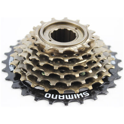 Трещотка Shimano MF-TZ500 7sp, коричневый / черный (MF-TZ500-7)