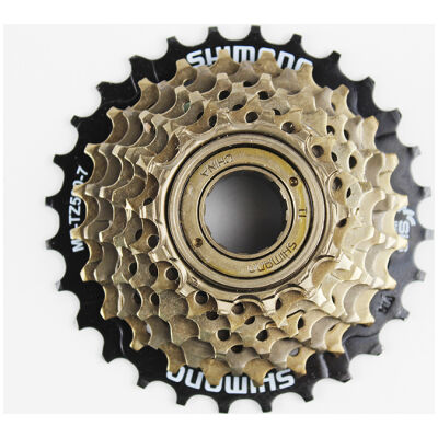 Трещотка Shimano MF-TZ500 7sp, коричневый / черный (MF-TZ500-7)