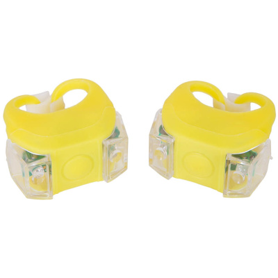фото - Мигалка 2шт BC-RL8002 белый+красный свет LED силиконовый (желтый корпус)