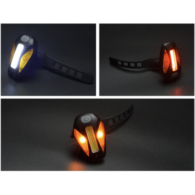 фото - Фонарь габаритный BC-TL5444 белый+красный+желтый свет 20 светодиодов, USB Pl (черный корпус)