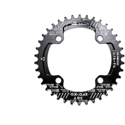 фото - Звезда-неспадайка к шатуну NW AL 38T круг BCD 104 SNAIL (черн.)
