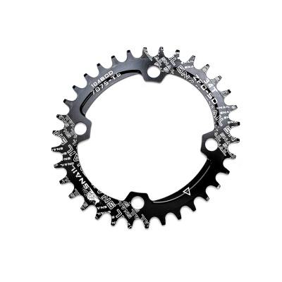 фото - Зірка-неспадайка до шатуна NW AL 38T овал BCD 104 SNAIL (чорн.)