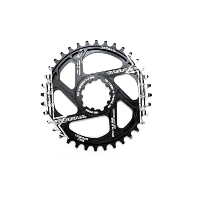 фото - Звезда-неспадайка к шатуну NW AL 36T GXP (SRAM) offset 1mm SNAIL (черн.)