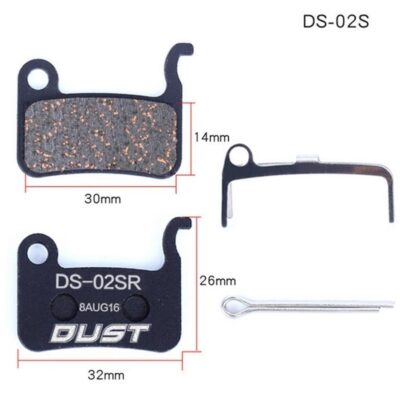 фото - Колодки тормозные полуметалл disc DUST DS-02S Shimano R-505, S-500