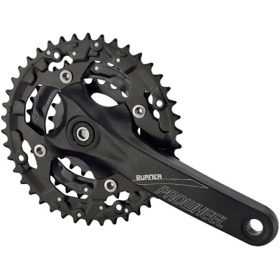 фото - Шатун AL L175мм 22-32-42Т PROWHEEL BURNER-301-N под квадрат