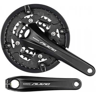 фото - Шатун L175мм 26-36-48Т SHIMANO Alivio FC-T4060 без каретки, с интегр.осью