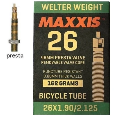 фото - Камера 26×1.90/2.125 FV (Presta) 48mm MAXXIS Welter Weight