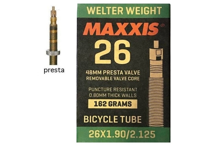 Фото Камера 26×1.90/2.125 FV (Presta) 48mm MAXXIS Welter Weight