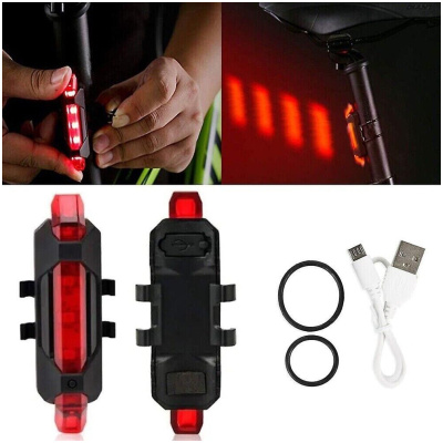 фото - Ліхтар габаритний задній BC-TL5411 5 світлодіодів USB (красный)