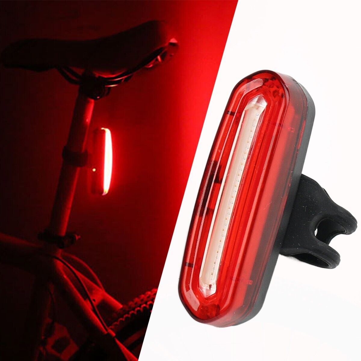 фото - Ліхтар габаритний задній (скло) BC-TL5434 LED, USB (красный)