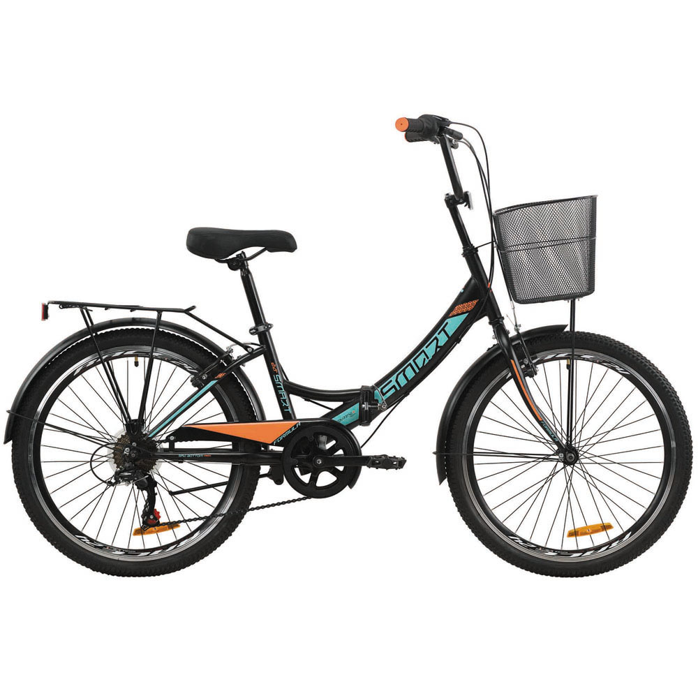 Велосипед ST 24 Formula SMART трещотка с корзиной