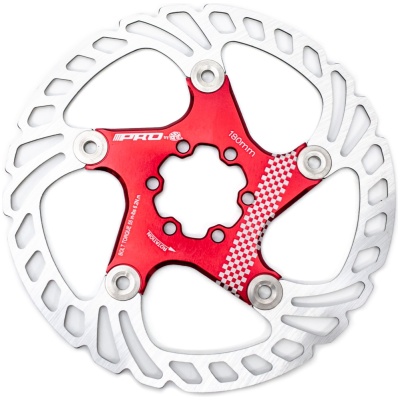 фото - Ротор 180 6 болтов L-TWOO на красн. алюм. “пауке”