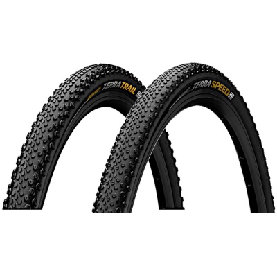 фото - Покришка безкамерна Continental Terra Speed ProTection – 27.5″ x 1.50 | 650 x 40B, чорна, складана, skin