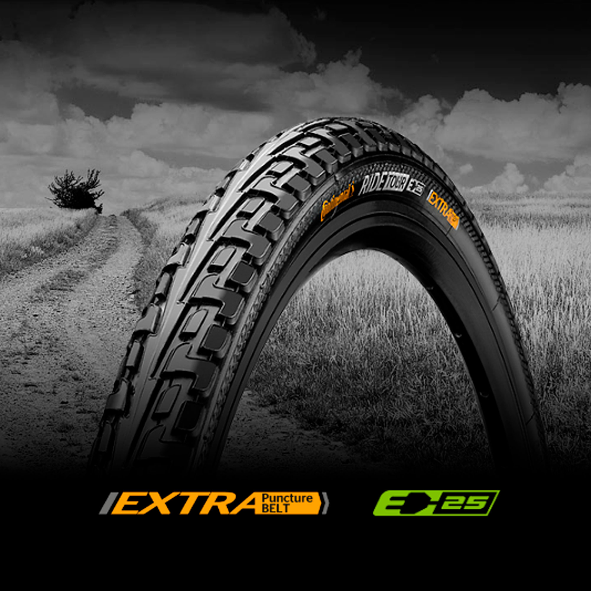фото - Покришка Continental RIDE Tour 26″x1.75, Extra Puncture Belt