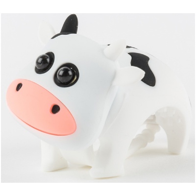 фото - Ліхтарик-мигалка для дитячого велосипеда Zoonimal Корова, LED, на кермо. Свічення: Білий