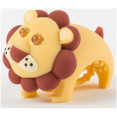 фото - Ліхтарик-мигалка для дитячого велосипеда Zoonimal Лев, LED, на кермо. Свічення: Білий