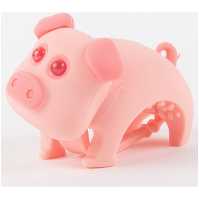 фото - Ліхтарик-мигалка для дитячого велосипеда Zoonimal Свинка, LED, на кермо. Свічення: Білий