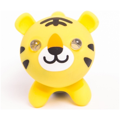 фото - Мигалка для дитячого велосипеда Zoonimal Тигр, LED, на кермо. Свічення: Білий