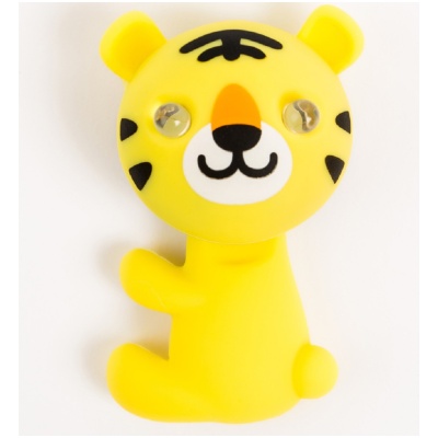 фото - Мигалка для дитячого велосипеда Zoonimal Тигр, LED, на підсідку. Світіння: Червоний