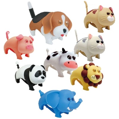 фото - Ліхтарик-мигалка для дитячого велосипеда Zoonimal Корова, LED, на кермо. Свічення: Білий